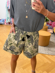 BOXY COTTON SHORTS SAFARI BÉŽOVÁ