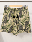 BOXY COTTON SHORTS SAFARI BÉŽOVÁ