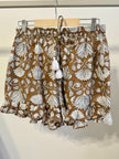RUFFLE COTTON SHORTS LOTUS