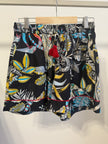 BOXY COTTON SHORTS OPICE ČERNÁ