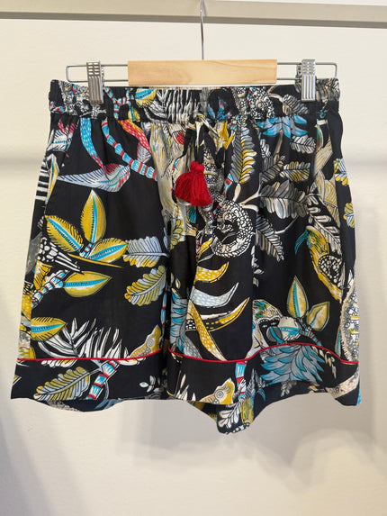 BOXY COTTON SHORTS OPICE ČERNÁ