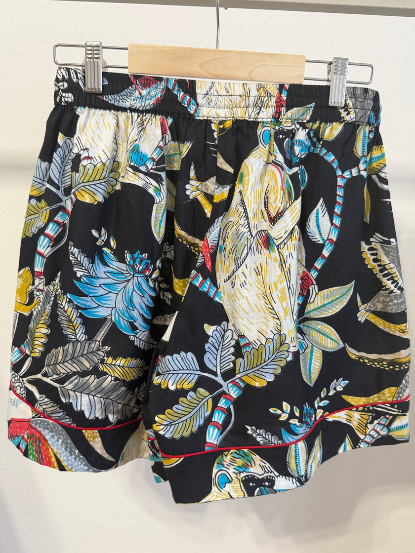 BOXY COTTON SHORTS OPICE ČERNÁ
