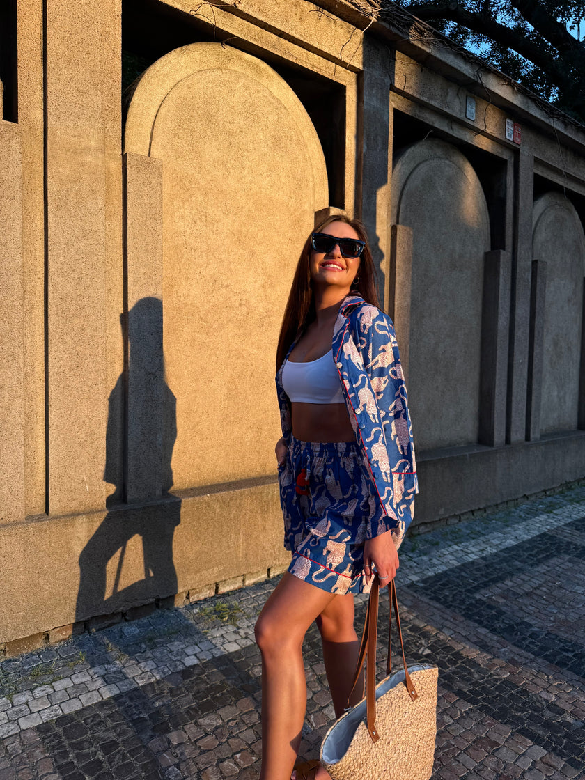 SUMMER SET TYGR MODRÝ