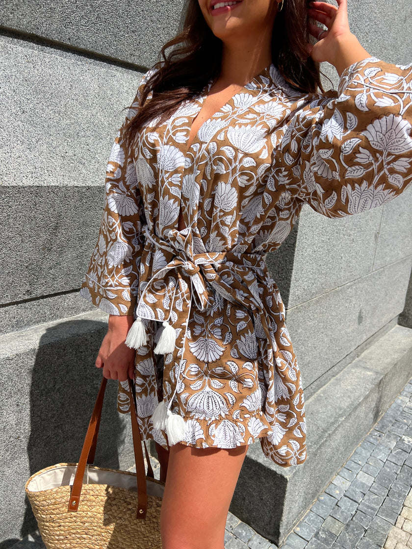 KIMONO KRÁTKÉ LOTUS