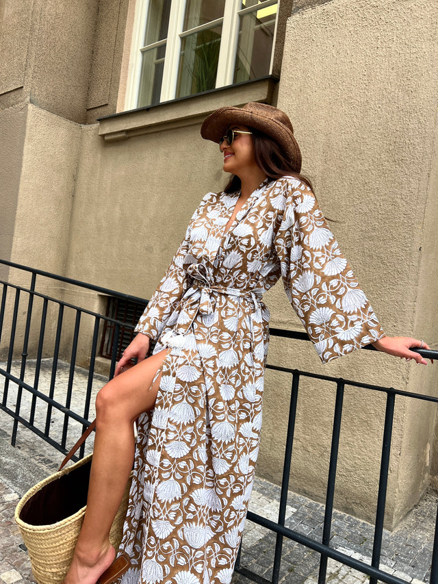KIMONO DLOUHÉ LOTUS