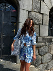 RUFFLE SET PALMA MODRÁ